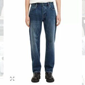 All Saints Straight Leg Dark Wash Jeans in L32 W32